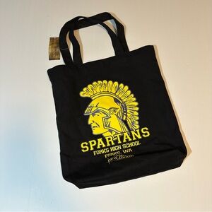 NECA Twilight Saga New Moon Canvas Tote Bag Spartans Forks High School